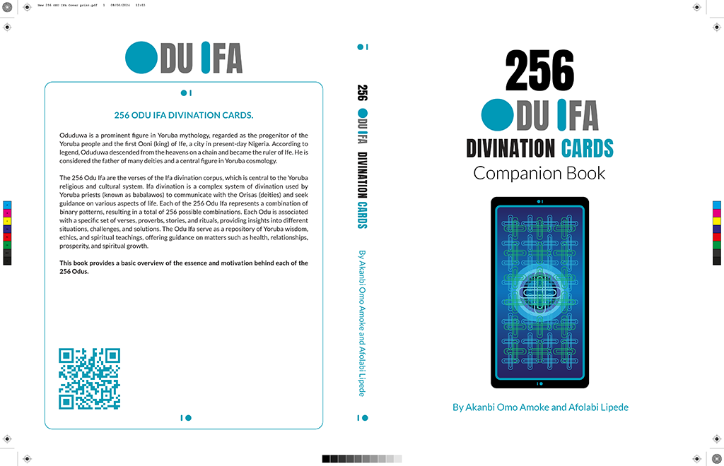 256 ODU IFA DIVINATION CARDS Companion Book | book back & cover